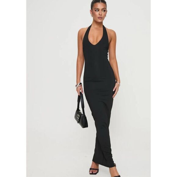 Princess Polly Black Maxi Dress - Picture 1 of 7